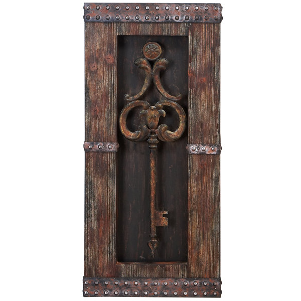 Astoria Grand Gaitan 2 Piece Delonge Vintage Metal Keys Art Wall Decor